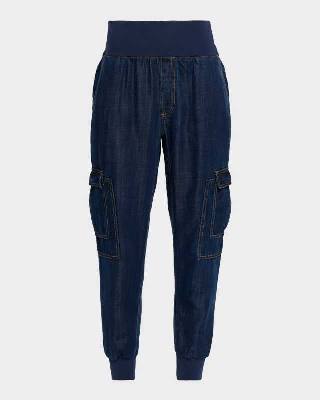 Giles Denim Jogger Pants